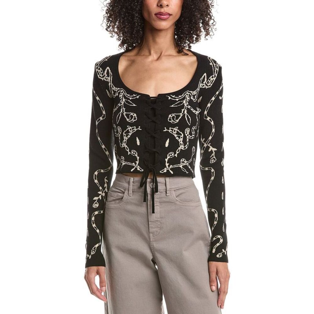 Max & Co By Maxmara Womens Max & Co By Max Mara Medina Cardigan, Black